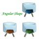 Handmade Ceramic Essential Oil Burner (Angular Shape) 